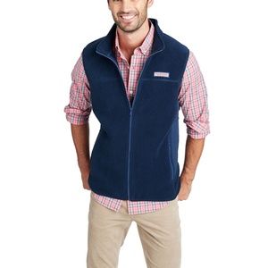 Vineyard Vines Tech Harbor Fleece Vest